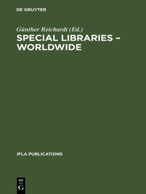cover image of Special Libraries Worldwide